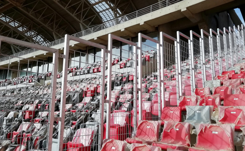 Grilles anti-franchissement de sécurisation au stade d'Oran